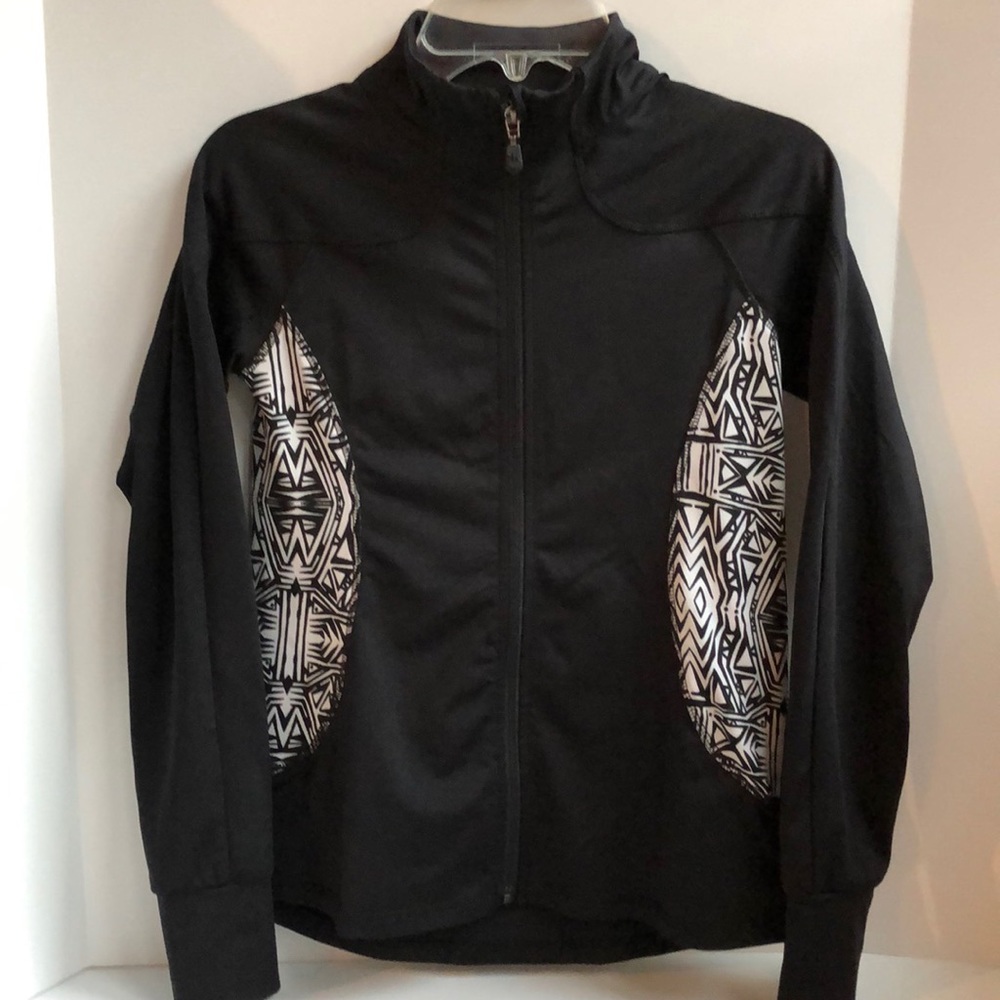 Kyodon stretch zip front lightweight jacket size 14 girls